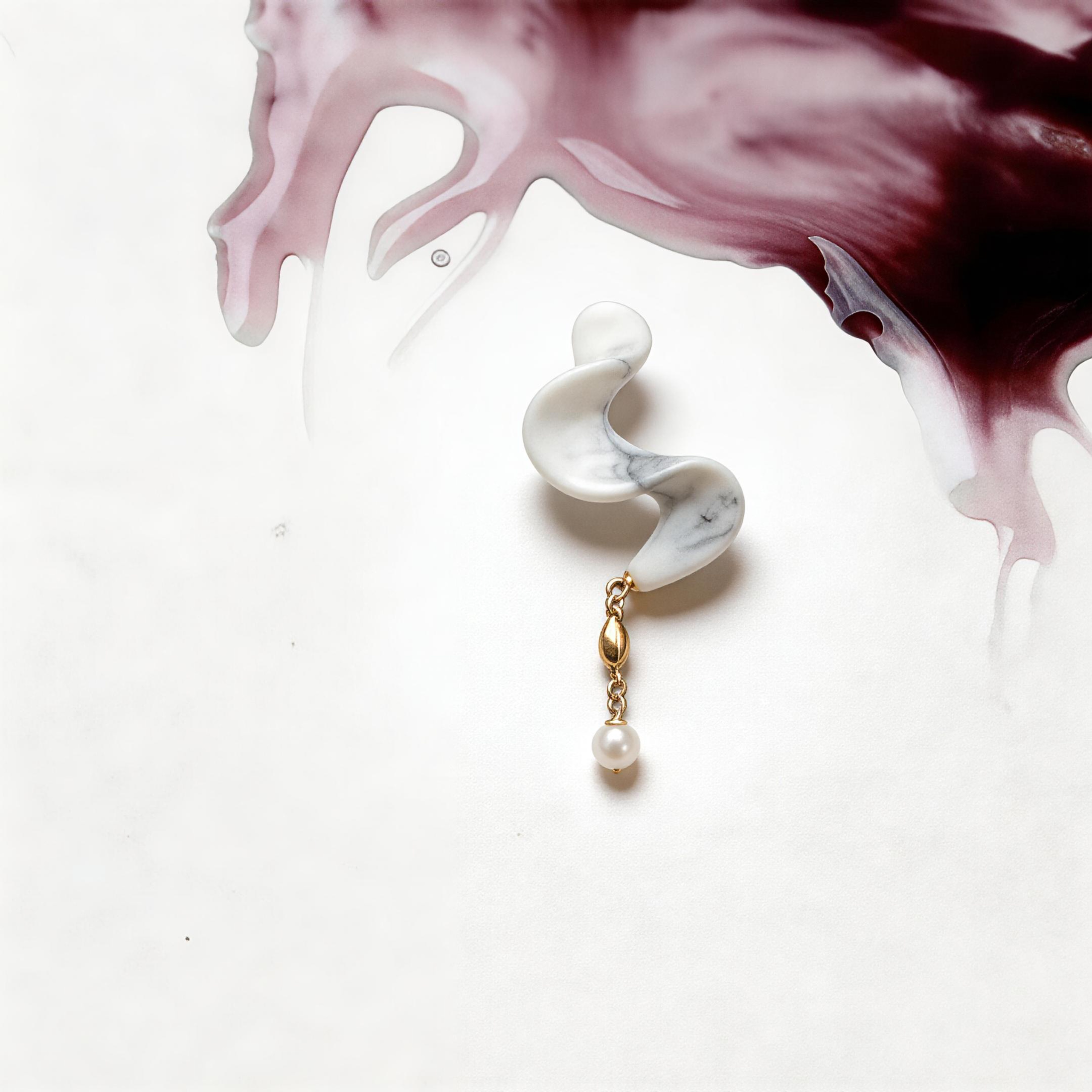 Pearl in Stillness earrings